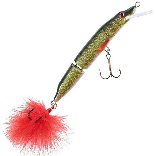Balzer MK Schlanker Hecht Wobbler - Hechtwobbler zum Spinnangeln auf Hecht, Zander & Barsche, Hechtköder, Spinnköder für Hechte, Farbe/Teilung:Hecht hell / 2 teilig, Länge/Gewicht:16cm / 16g