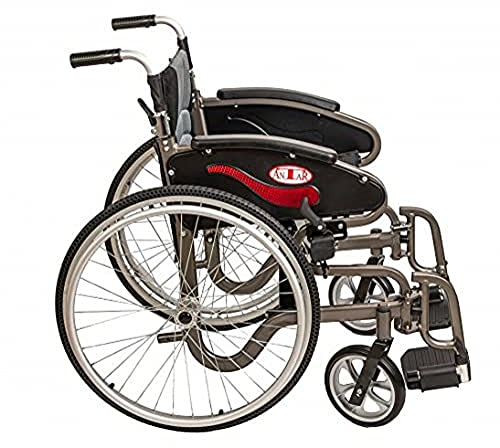 Antar AT52309 43 Rollstuhl, 43 cm Sitz Breite, 12000 g