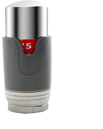 S SIENOC - Valvola a H, raccordo centrale per radiatore, termostato per termosifoni da bagno con sistema a due tubi (solo testa termostatica, antracite)