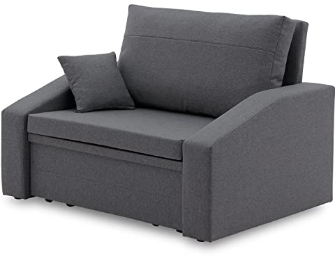 Sofini Sessel Vertico 90 - Klappsessel mit Schlaffunktion - für Wohnzimmer, Schlafzimmer oder Kinderzimmer (Malmo New 95)