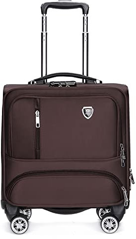 GOTYKE Laptoptasche auf Rädern Business Laptop Rollkoffer - Großer Stauraum - 4 Räder Laptop Rollkoffer Business Koffer Handgepäck Pilotenkoffer Rollwagen (Farbe: I)