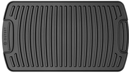 Outset Gusseisen-Grillplatte, wendbarer Herd und Grill, 45,7 x 25,4 cm