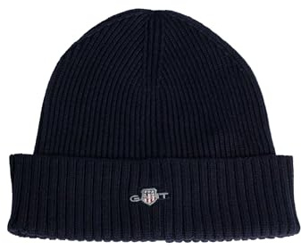 Gant Herren Beanie-Mütze Cotton Blend Logo Beanie
