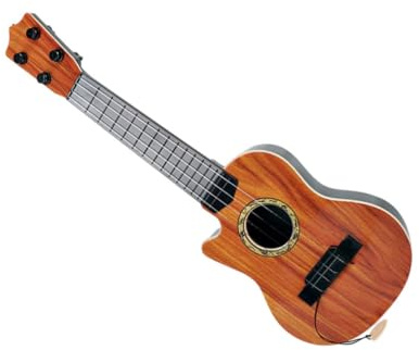 LRXIYODE Chitarra Giocattolo per Plastica Resistente Strumento Musicale Corde Simulato per Principianti Maschi e Femmine Sicurezza Garantita e Design Realistico