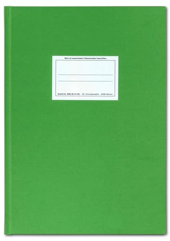 F&L – Protokollbuch DIN A4, liniert, grün
