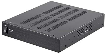 Monoprice Unity 200-Watt Bridgeable Power Amp - Class‑D Amplifier, 12-Volt Input/Output Triggers, Rack Mountable