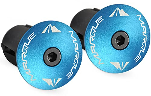 Marque Alloy Enz Handle Bar End Plugs – 2PCS per set (Blue)