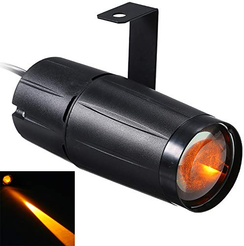 Lixada Pinspot LED DJ Effekt Licht, Party Club Bar Bühne Lampe, AC90-240V 10 Watt LED Mini Strahl Spot Bühnenlicht Leuchte für Disco KTV Bar Club Party Entertainment DJ