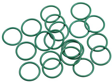 sourcing map 20 Stück O Ring 15mmx12mmx1.5mm FKM Dichtungsringe O-Ringe Fluor Gummi Öl Säure Unterlegscheiben für Industerie Maschinen Auto Reparatur Wärmebeständigkeit