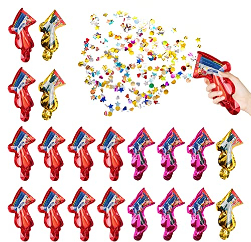 Set di 20 cannoni per coriandoli, per matrimoni, compleanni, anniversari, San Valentino, carnevale.