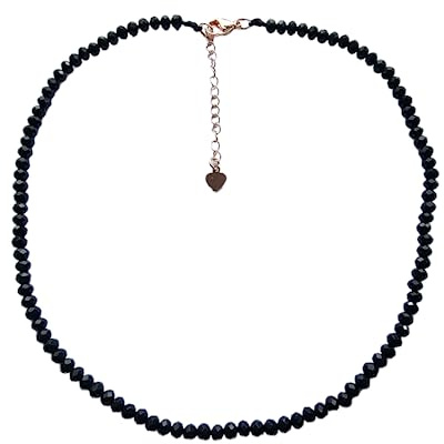 Handgefertigte Perlenhalskette für Damen und Mädchen, blau, rot, weiß, grün, mehrfarbig – Perlenschmuck aus natürlichen Edelsteinen, Heilkristallen