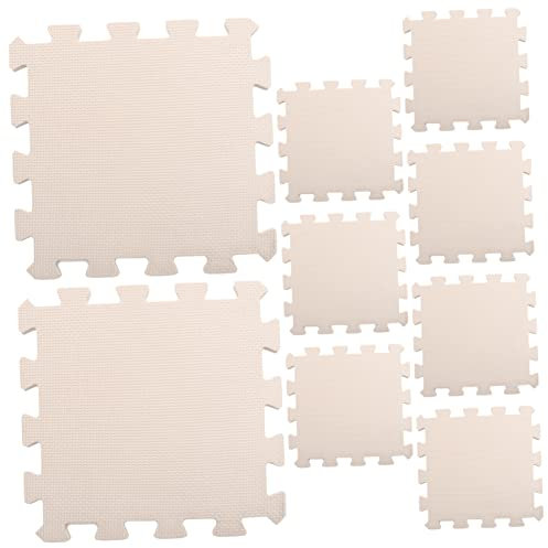 SEWACC 9stücke Teiliges Strickblock Abnehmbarem Beiger Schaumstoff Tragbares Blocking Board Für Häkeln Und Stricken Vielseitige Blockiermatte Zum Schutz Einfachen Verarbeitung Von Handarb