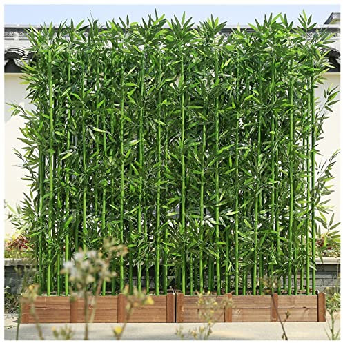 Divisorio artificiale in bambù per la separazione degli spazi interni e la decorazione Feng Shui alto 170,8 cm (colore: 1 m Dimensioni: 120 x 18 x 18,5 cm, 20 aste)