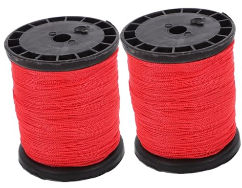 NULYLU 2rollen Nylon Schnur Für Gartenarbeiten Robuste Langlebige Twine Für Bauprojekte Vielseitig Einsetzbar Leicht Und Tragbar Für Diy-projekte Und Outdoor-aktivitäten