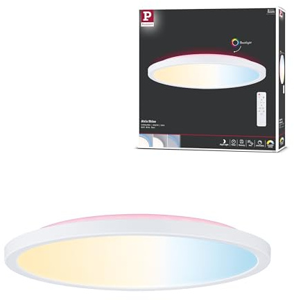 Paulmann 71191 Panel Atria Shine SepSwitch 19W TunW RGB 290mm Weiß Kunststoff