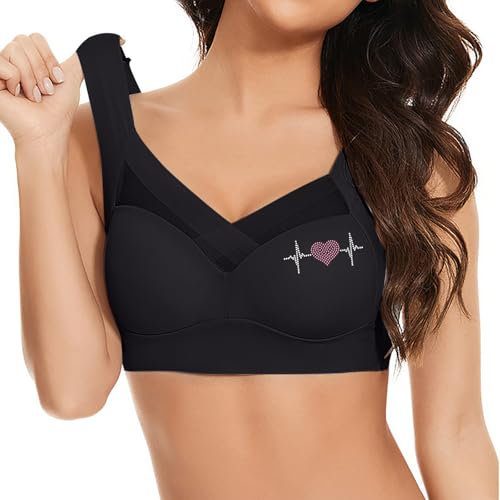 Chdirnely Bras for Women Sports Bras Non Wired Bras Plus Size Seamless Wireless Bralette Womens Underwear Comfort Bras Push Up Bra for Yoga Fitness Exercise