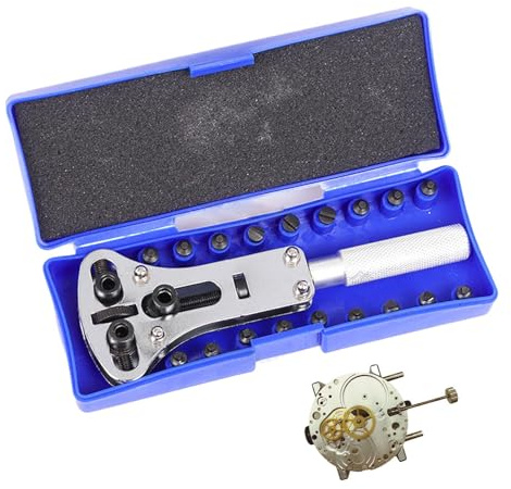 Watch Back Removal Tool, Watch Wrench Back Remover Tool, Professionell 3 Point Watch Back öppningsnyckel, Justerbart klockareparationsverktyg för att öppna Watch Back, klockas batteribytesverktyg