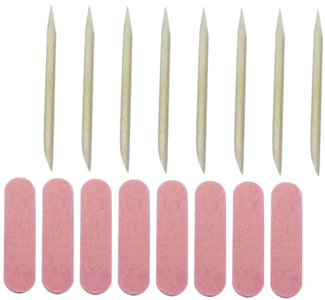 FRCOLOR 100sätze Maniküre Nagelfeilen Nailart-feilen Maniküre-holzpicks Und Pediküre-werkzeugen Für Finger Und Zehennägel