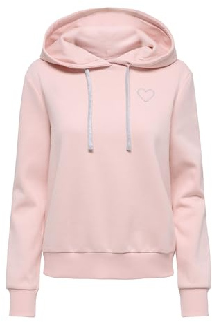 ONLY Damen Onlnoli L/S Heart Hood SWT Noos Onlnoli L/S Heart Hood SWT Noos (1er Pack)