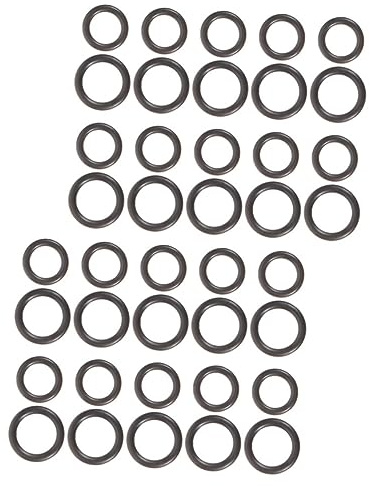 BCOATH 40 Piezas Unidades Anillos de Sellado de Goma para Lavadora Juntas Tóricas Resistentes para Conexión Rápida y Kit Duradero para Lavadoras Móviles y de Alta Presión