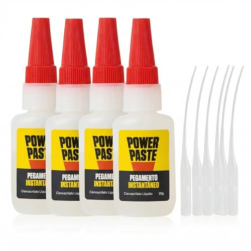 PowerPaste 4 de Super Glue XL – Pegamento fuerte de cianocrilato extrafuerte 20 g | Secado rápido y resistente al agua | Ideal para bricolaje, manualidades y reparaciones domésticas | multimaterial