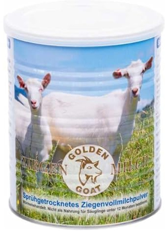 Golden Goat Ziegenmilchpulver 12x 400g – aus Neuseeland | Ziegenvollmilchpulver ohne Zusätze – für Kaffee, Kochen & als Milchalternative, auch für Hund & Katze geeignet