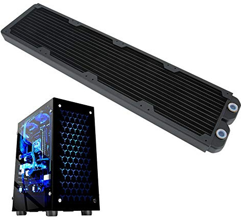 Tosuny Computer CPU Wasserkühlung Kühler, 510 x 121 x 29 mm, für Desktop-Computer