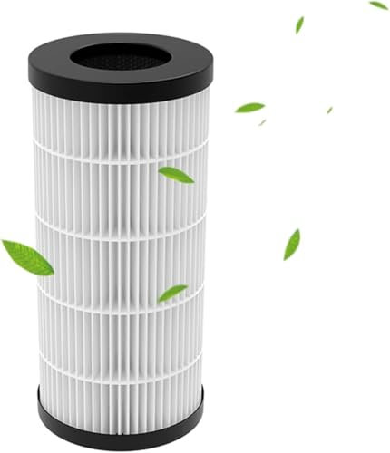 QUEENTY True H13 HEPA Filter, Replacement Air Purifier Filter for QUEENTY F012 Car Air Purifier(Black)