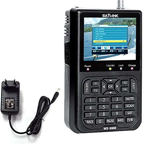 VISLONE Digitales Satellitensignal Finder Meter WS6906 3.5in LCD Display Daten