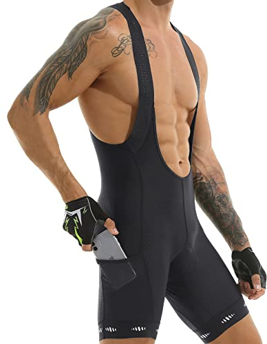 X-TIGER Herren Radfahren Bib Shorts mit 5D Sitzpolster Fahrrad MTB Fahrradhose Schnelltrocknend Atmungsaktive Road Mountainbike Radhosen für Radsport