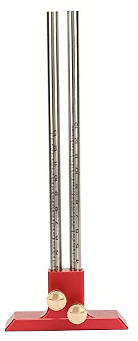 Calibro di Marcatura del Legno,Strumento per la Lavorazione del Legno del Calibro di Marcatura Indicatore di Marcatura a Doppia Testa Scriber in Metallo per Accessori per la Lavorazione del Legno e M