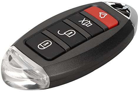 Cloning Wireless Alarm Remote Control Key Fob,Wireless Universal Metal Clone Rolling Code Smart Copy Remote Control for Electric Gate Garage Door