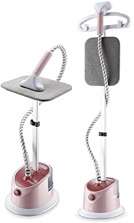 Piroscafo Verticale per Indumenti da 2000 W, Piccola Macchina da Stiro da Appendere con Ferro da Stiro a Vapore, con ASSE da Stiro e Serbatoio dell'Acqua da 1,7 Litri (Color : Pink)
