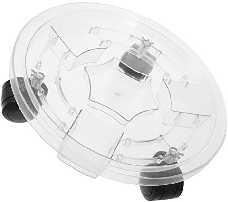 Palet Rueda Universal Paletas De Plastico Bandeja Redonda Macetas Bandejas Lavabo Rueda Universal