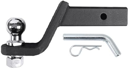 Gancio di traino per rimorchio Supporto A Sfera Con Linguetta For Gancio Di Traino Da 4 Pollici Con Sfera Di Traino E Perno Di Traino Parti For Camper Accessori For Camper For Auto Componenti For Roul