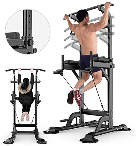 KOOFUR Hantelset für Zuhause, parallele Langhantel, parallele Halterung, multifunktionale Kniebeugen-Fitnessübungen, Hantelablage, kann 300 kg tragen, Krafttrainings-Hantelbank