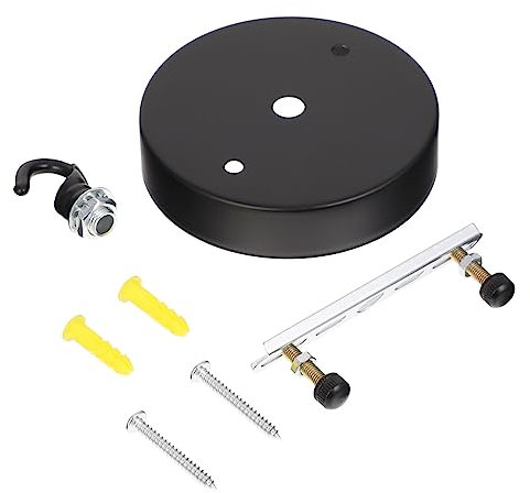 NUOBESTY Piastra Da Soffitto Retrò Per Lampadario, Piastra Da Soffitto Robusta e Durevole, Accessorio Lampadario Vintage Per Interni, Adatta a Corridoi, Bar e Soggiorni