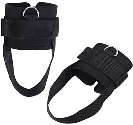 GRIRIW Tobilleras Deportivas Ajustables Resistentes para Gimnasio Banda de Tobillo Portátil y Cómoda para Ejercicios con Pesas Accesorio Multifuncional para Fitness y Entrenamiento