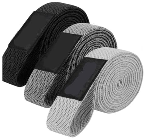 Lot de 3 Bandes élastiques résistance Longues Unisexes for Le Fitness, Yoga, Les Hanches, Cuisses, Squats, équipement Gymnastique for la Maison(Set B)