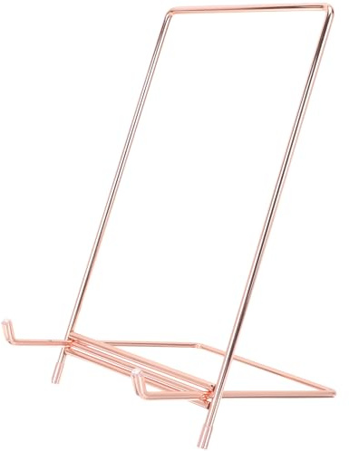 Homoyoyo Supporto Ricettario Cucina in Acciaio Inossidabile per Libri Piatti e Tablet Espositore da Tavolo Stabile e Versatile per Casa Ufficio e Negozi
