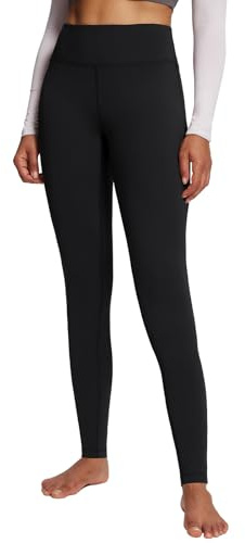 baleaf Winter Clothing for Women Leggings Fleece Lined Tights Thermal Warm Thick Yoga Pants Cold Weather Gear Black S