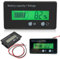 Tihebeyan LCD Display Digital Multimeter, 6-70V Multi-fuction Meter Battery Capacity Voltmeter Meter Monitor, Battery Indicator Monitor Module Electric Quantity Detector Reader for Vehicle Car