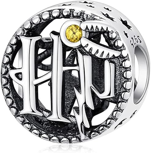 PHCLASY Charms Kompatibel für Armbänder Heart Bead with Cubic Zirkonia Spacer Schmuck Geschenke für Männer und Frauen 925 Sterling Silber