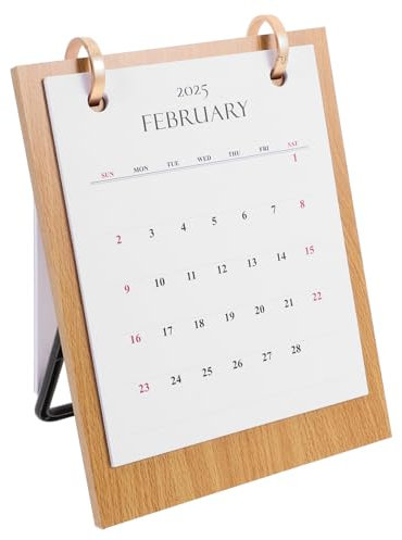 SEWACC Dekorativer Standkalender – 2024–2025 Tischkalender Büroplaner Für Zuhause