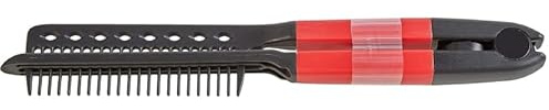 IMAXWAVE Peine Profesional Peluquería 25 cm, Peine Alisar Cabello con Secador, Dientes Anchos Separados para Desenredar Pelo Largo, Grueso o Rizado, Negro