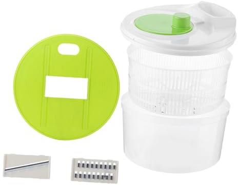 GLEAVI Essoreuse à Salade Petite Et Séchoir à Laitue Bol De Lavage Pour Légumes Avec Passoire De Cuisine Et Déshydrateur Manuel