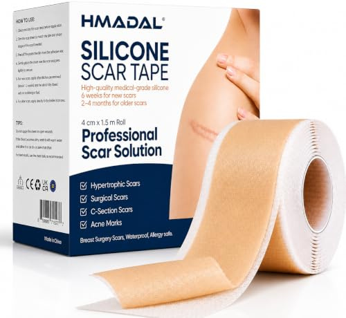 Silicone Scar Tape Medical Grade Silicone Scar Sheets | 4cm X 1.5m | Reusable