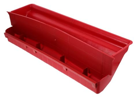 Abaodam Automatic Poultry Feeder Bird Food Trough with Step Design for Quail Cage, Sturdy Feeding Container for Chicken and Game Birds, Suitable for Outdoor and Farm Use