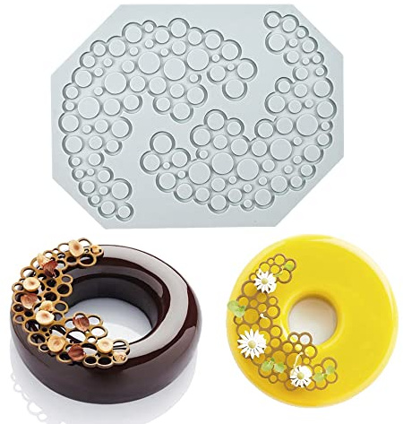 Moule en Silicone 3D Forme de Feuille d'Amant et de Cœur - Chocolat Géométrique, Sucre, Décoration de Gâteau
