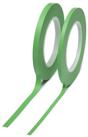 Artespray - Cinta Carrocero de Perfilar Para Enmascarar 55 Metros de Color Verde (3mm)